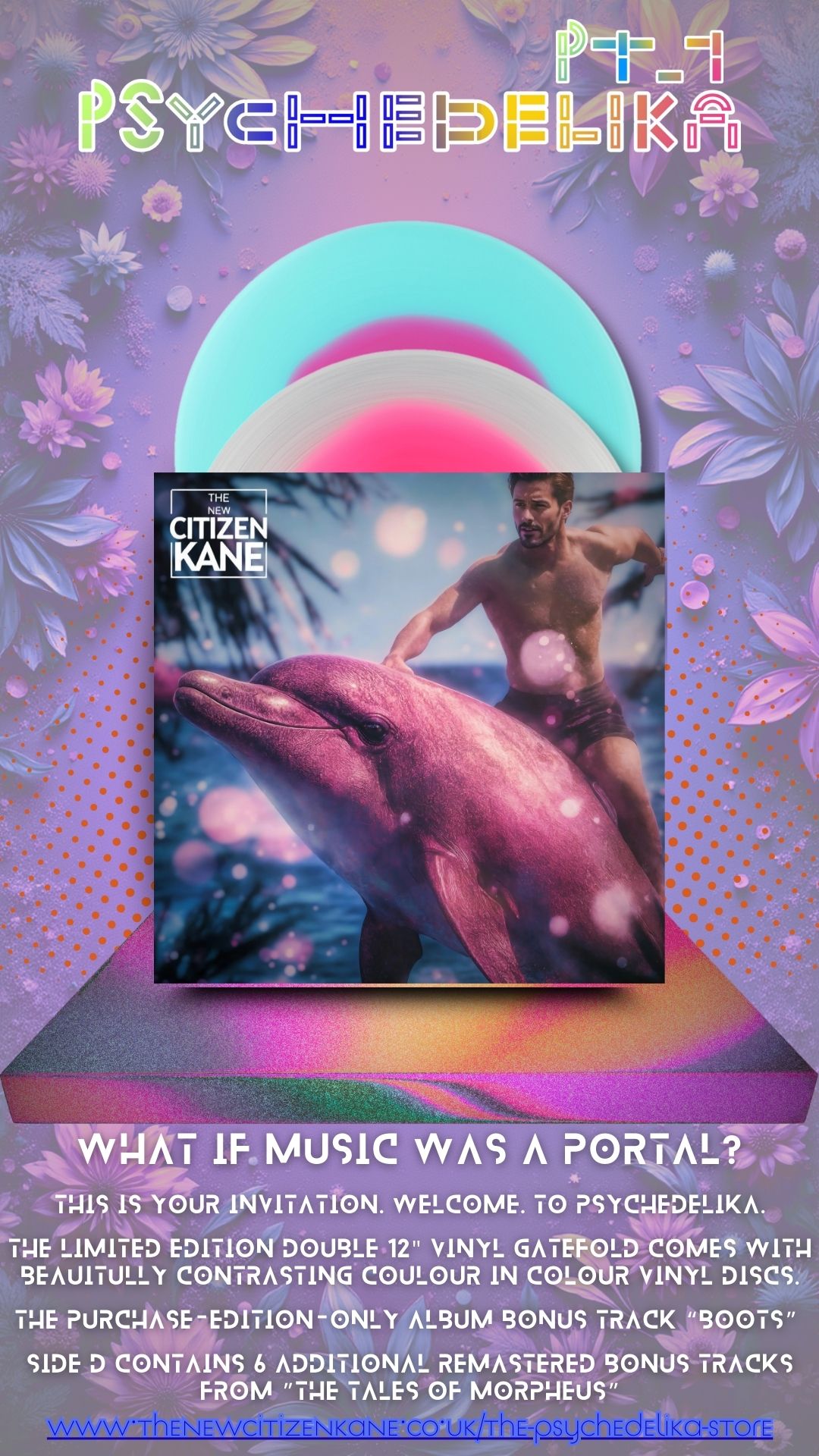 PSYCHEDELIKA Pt.1 - Limited Edition Double Colour Vinyl Set.