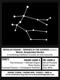 REVOLVE SOUND x DITG present WOMB, SUSPENDED GARDEN// PART I