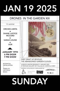 Drones in the Garden XIII / First Draft at Revolve: The Abandoned Garden Clouds  / iii. summer