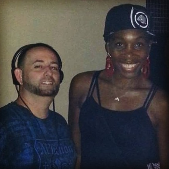 With Venus Williams
