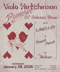 Viola Hutchinson's Ricochet EP Release Show with the Lavelles and Scout Paret