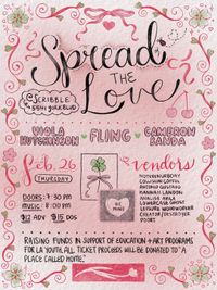 SPREAD THE LOVE FUNDRAISER with Viola Hutchinson, Fling, and Cameron Banda