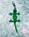 Beaded Lizard Keychain