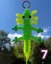 Beaded Axolotl Keychain
