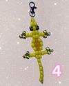 Beaded Lizard Keychain