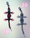 Beaded Lizard Keychain