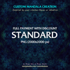 Custom Mandala Artwork (1:1) [PNG] - "Standard" - Full Payment with Discount