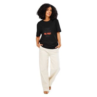 Show your faith in style with our "I Pray, You Pray, We Pray Together" women's tee – a bold reminder that when we unite in prayer, God moves. Stay prayed up and connected through love, faith,