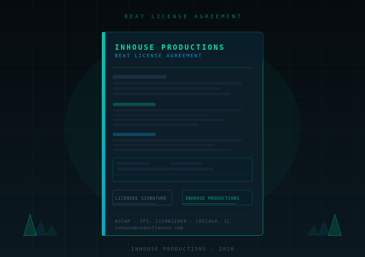 INHOUSE Beat License Agreement.