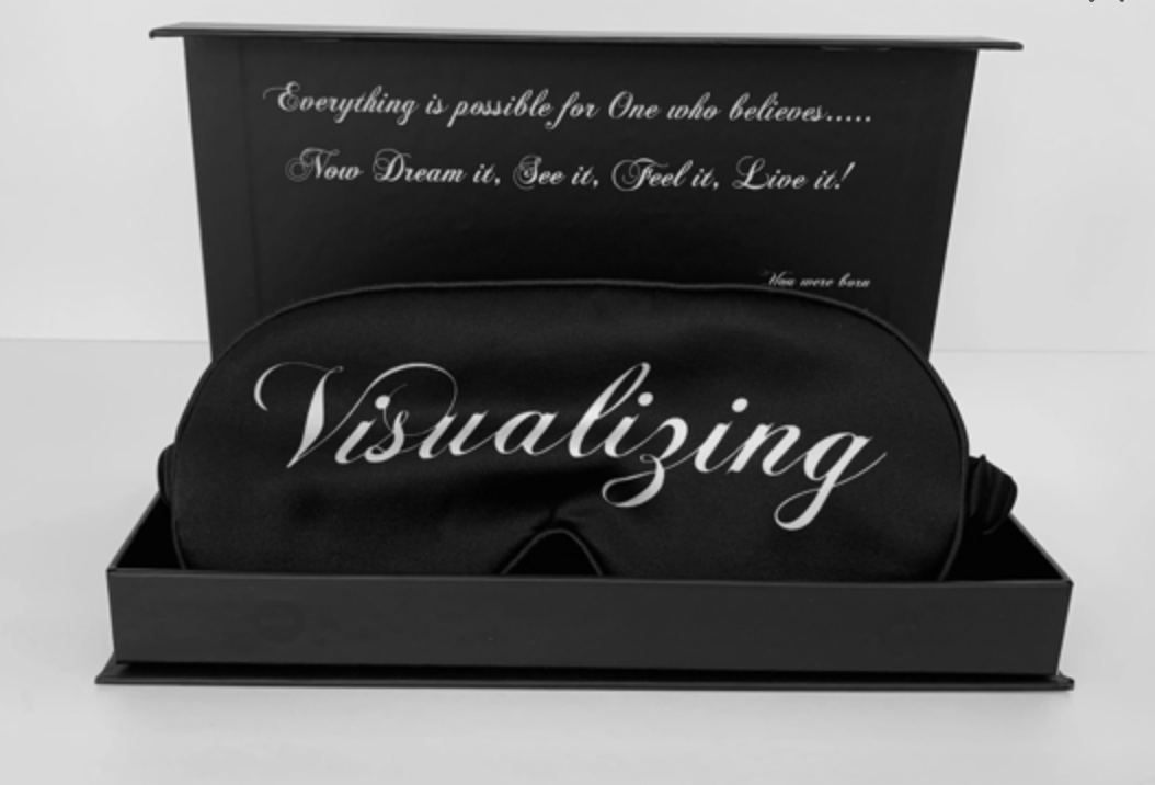 Luxurious Mulberry Silk Eye Mask for Visualizing, Meditation, Sleep & Travel