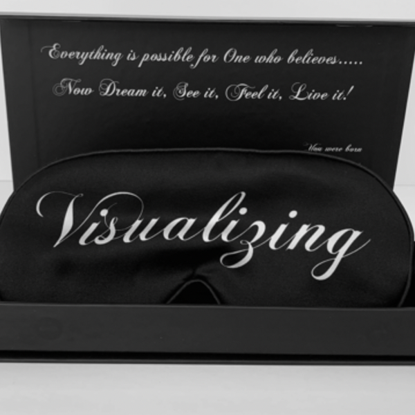 Luxurious Mulberry Silk Eye Mask for Visualizing, Meditation, Sleep & Travel
