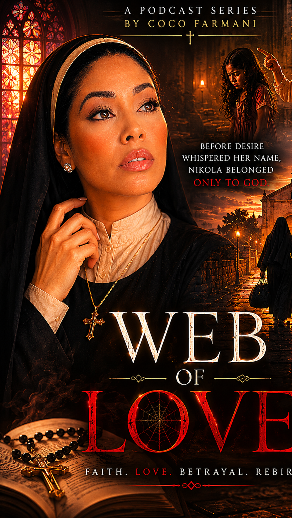 WEB OF LOVE AUDIO DRAM PODCAST FORBIDDEN LOVE, CHURCH SECRETS, LOVE STORY