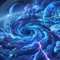 Icestorms on Neptune by Aquilina