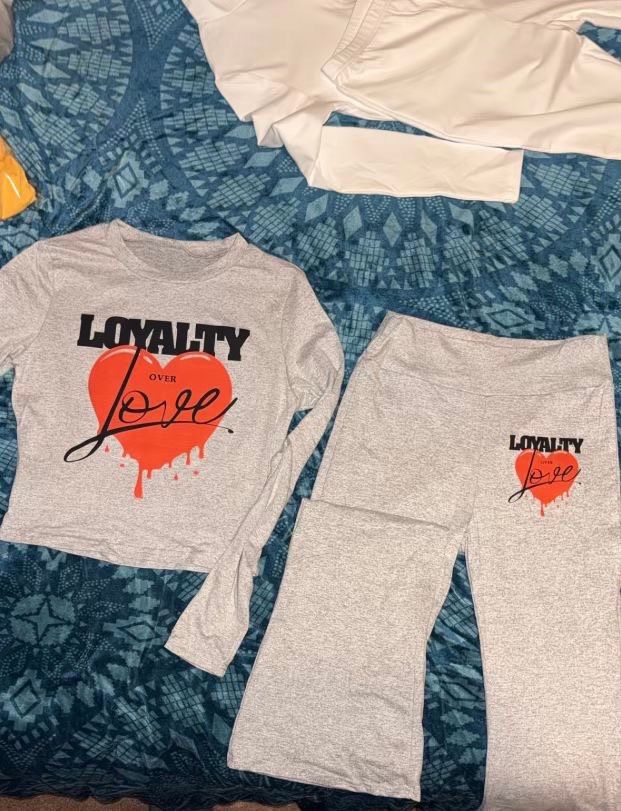 Winning Team Apparel - Ladies Casual 2pc Loyalty Over Love Set