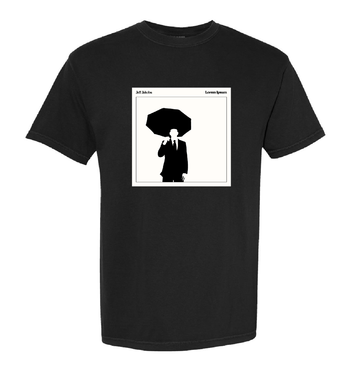 Lorem Ipsum Silhouette T-shirt