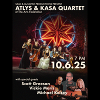 ATLYS & KASA Quartet Concert | Scott Greeson, Vickie Maris & Michael Kelsey Opening Act