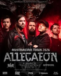 ALLEGAEON (USA) Australian Tour 2026 with Ashen & NEOMANTRA