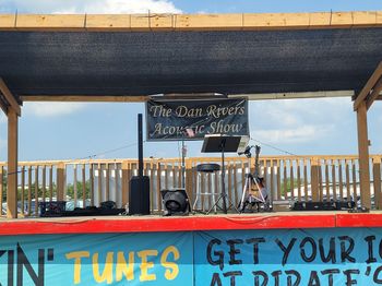 Outdoor stage at the Treasure Aisles Flea Market in Mason, OH
I have been a regular performer at this venue for many years.
