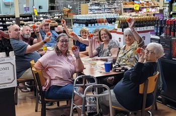 My family joined me at the Centerville S. Main Kro-Bar and when I sang the title of the song, 'Home Grown Tomatoes' each one of held up a tomatoe! A nite I'll never forget! :)
