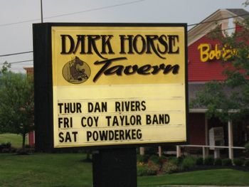 Back when the the Dark Horse Tavern was a happening hot spot! Fun times!
