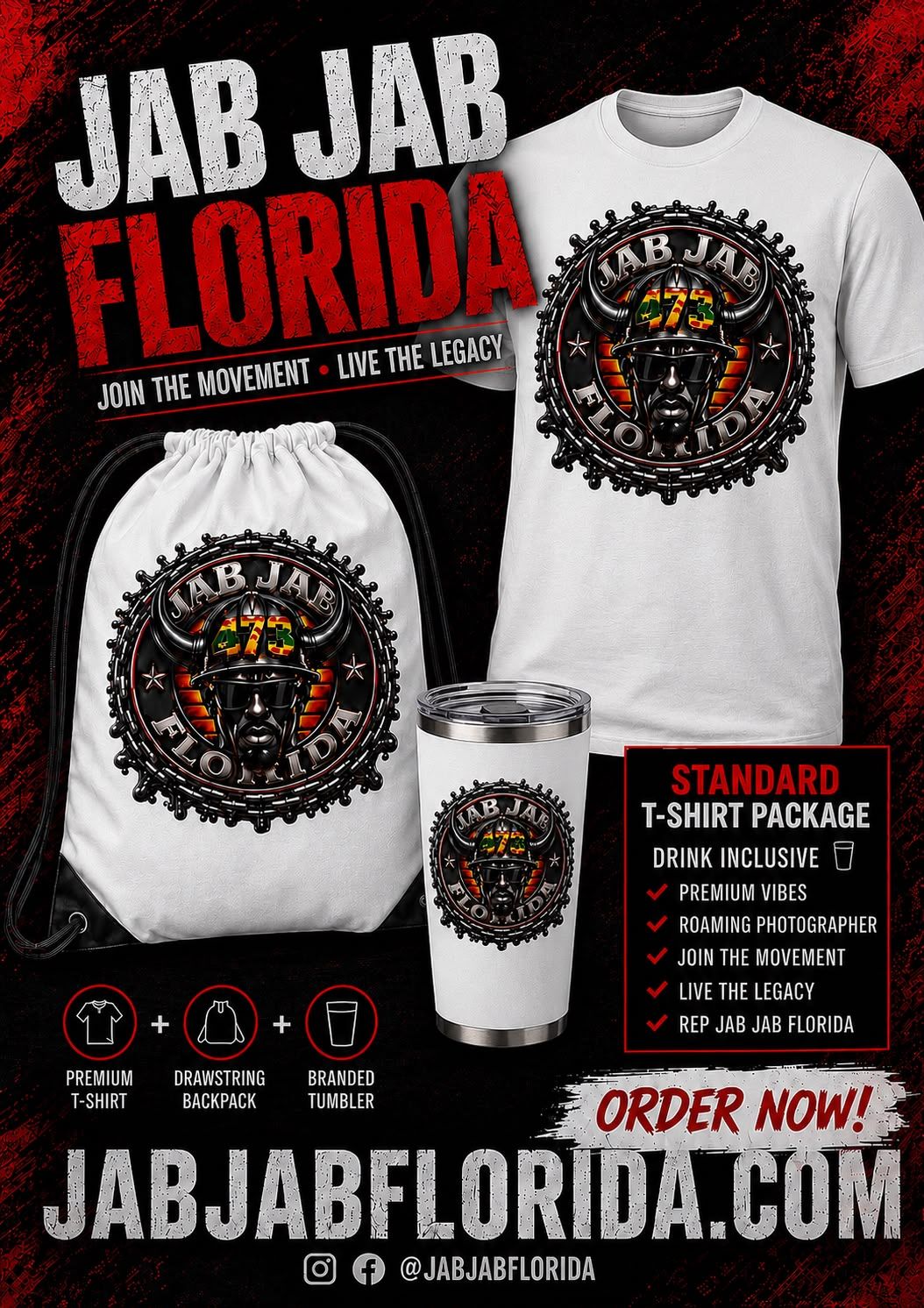 J'OUVERT PACKAGE WITH JAB HELMET