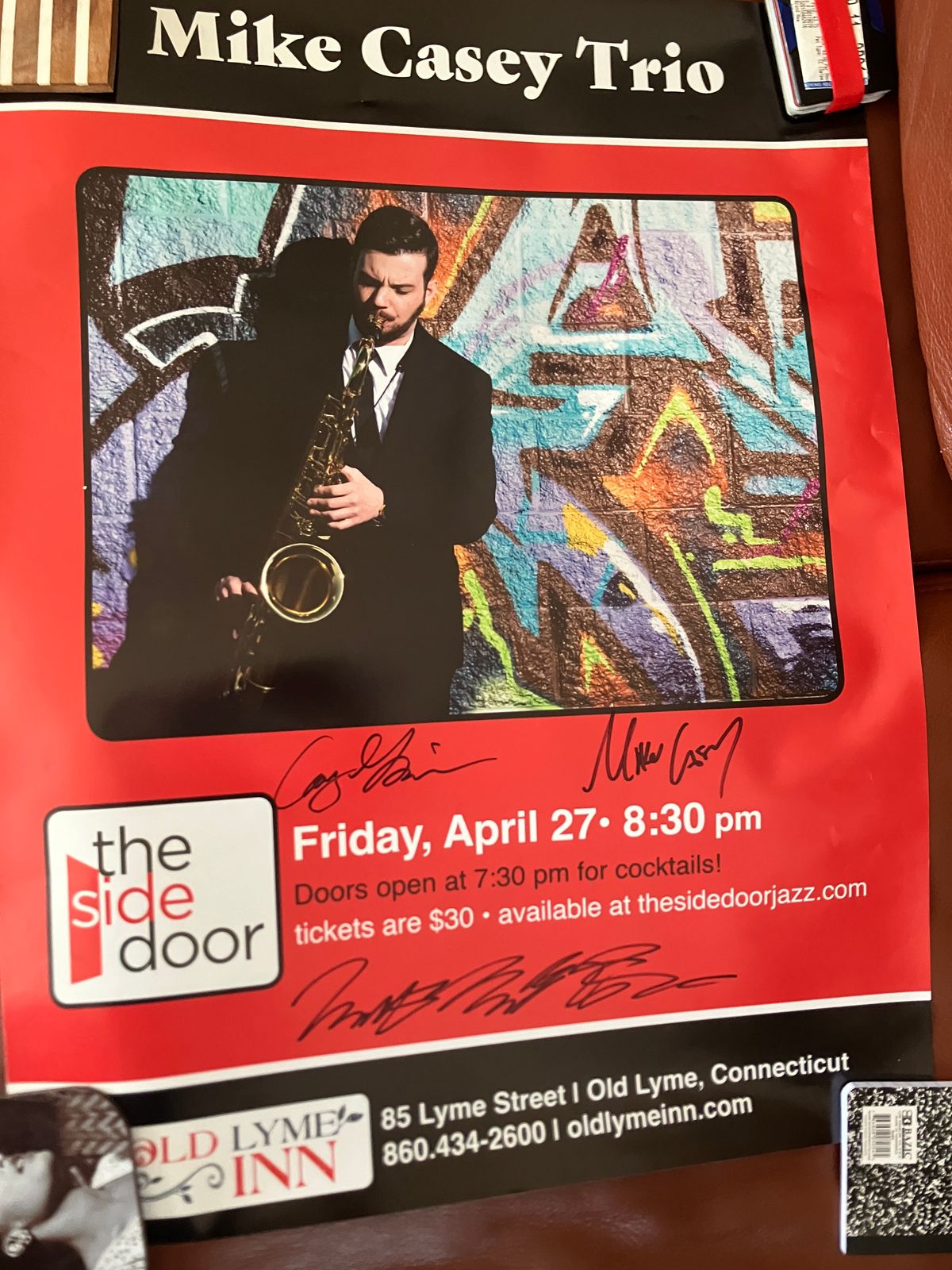 Signed Concert Poster (1 of 1)