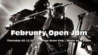February Open Jam at Strange Brew