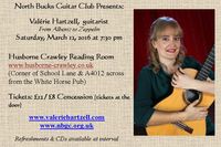 North Bucks Guitar Club Presents Valerie Hartzell