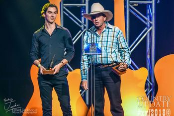 Dean & Joe Anderson (Neville Anderson's Son) receiving their awards
