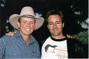 Dean with friend & producer Stuie French 2008
