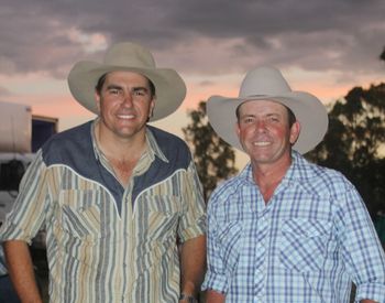 Dean Perrett with good friend Jeff Brown
