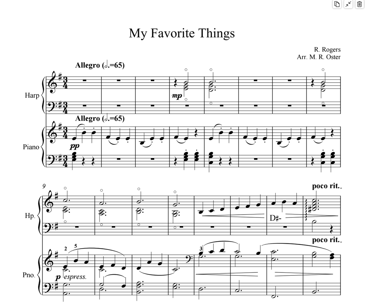 My Favorite Things