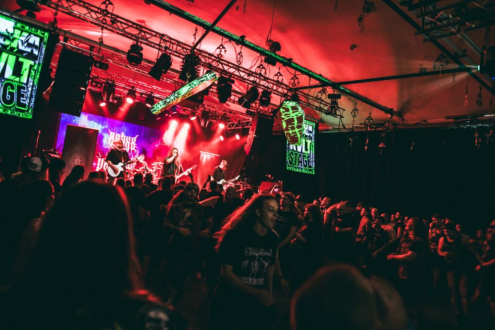 Live photo of Ashes of Perishing performing at Tuska Festival 2026 in Helsinki, Finland.