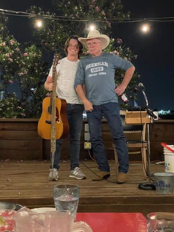 The man, the legend, the great BEERMAN of Denton, TX, Brian Houser and Ty Junah

