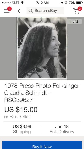 Sometimes my PR photos show up on eBay, like this one!
