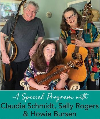 PR photo for Sally Rogers, Howie  Bursen and me
