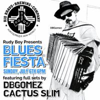 DBGomez hosting Blues Fiesta with Rudy Boy