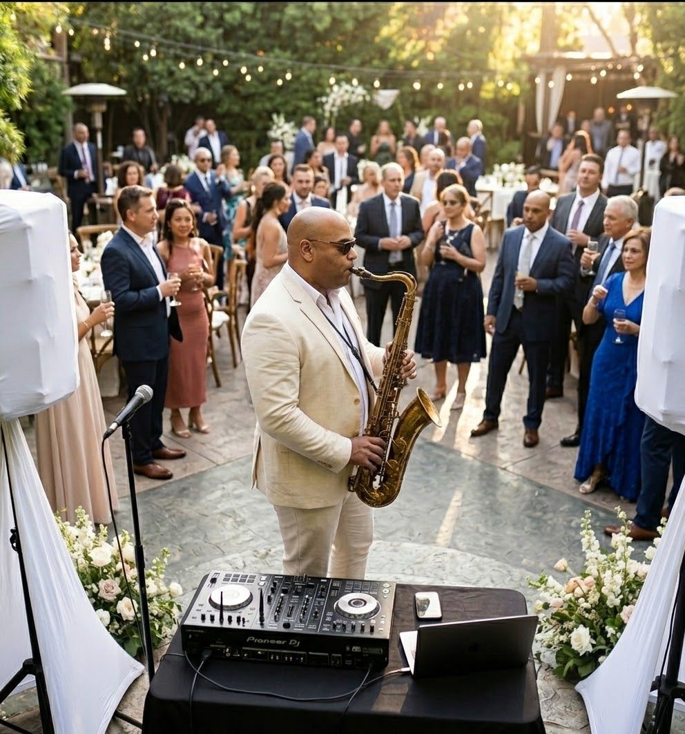 Live R&B Saxophonist for Weddings (most popular)
