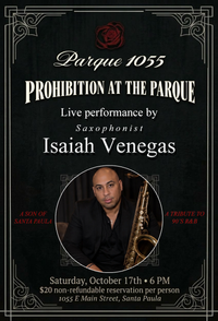 Isaiah Venegas Performing Live @ Parque 1055 - Prohibition at the Parque