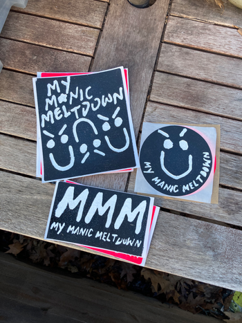 BLACK STICKERS
