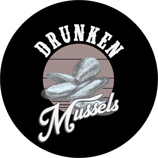 Drunken Mussels 1.5" Button