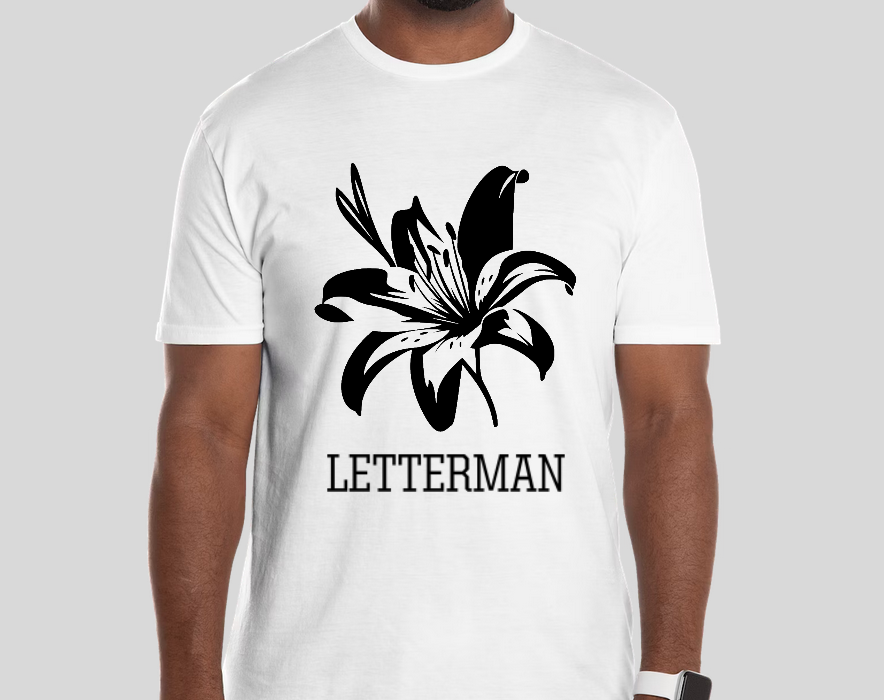 Letterman LILY T-Shirt-WHITE