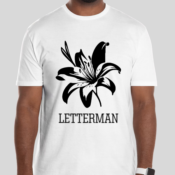 Letterman LILY T-Shirt-WHITE
