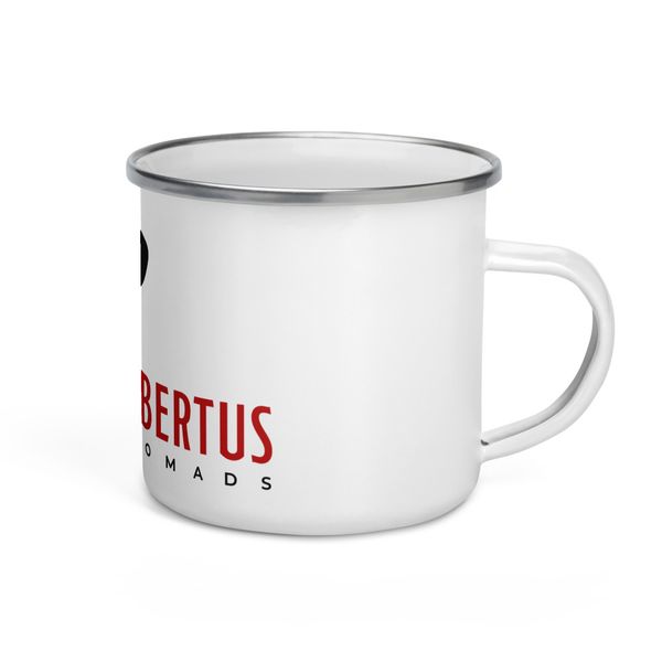 Enamel Mug | Guitar Nomads logo