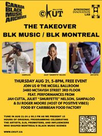 CKUT The Take Over BLK MUSIC / BLK MONTREAL 
