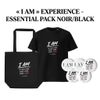 « I AM » EXPERIENCE – ESSENTIAL PACK NOIR/BLACK