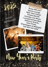 Three Hills Sports Lounge New Year’s Bash