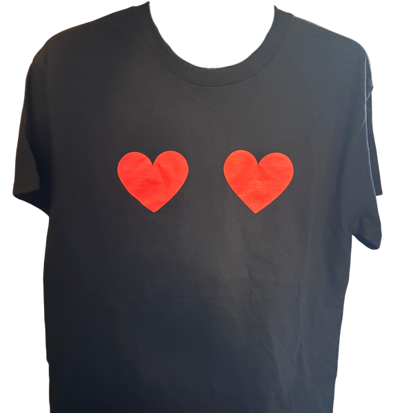 BOO85 Heart Boob Tee