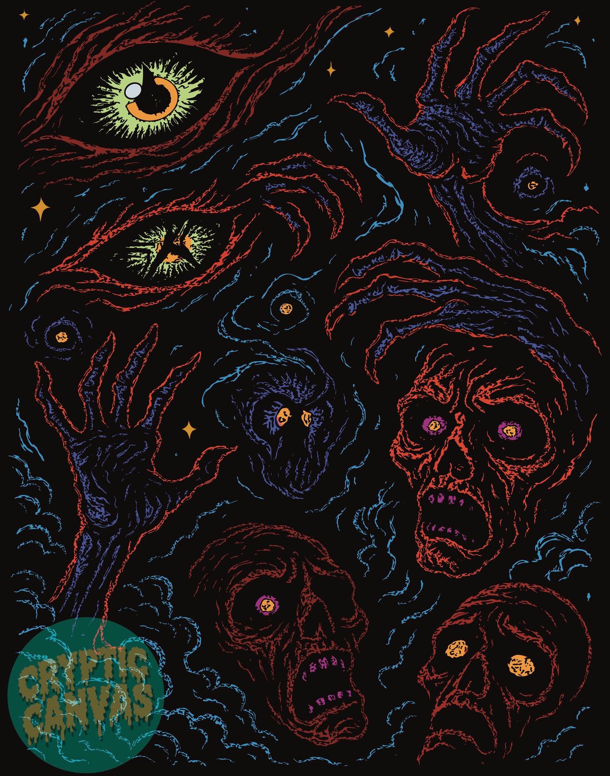 The Crawling Void – ( Pre-Order ) 11x14 Art Print