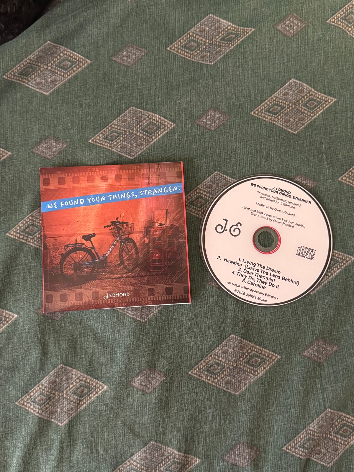 We Found Your Things, Stranger - CD